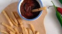 Kohlrabi Fries with Curry Ketchup - Low-Carb Fries Kohlrabi Fries with Curry Ketchup - Low-Carb Fries