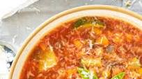 Easy Minestrone Soup with Alphabet Pasta Easy Minestrone Soup with Alphabet Pasta