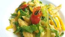 Pljukanci with vegetables Pljukanci with vegetables