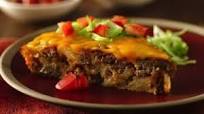 Upside-Down Hamburger Pie Upside-Down Hamburger Pie