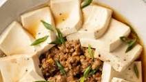 Steamed Tofu with Ground Pork Steamed Tofu with Ground Pork