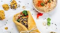Baba Ganoush Falafel Chickpea Flour Wraps Baba Ganoush Falafel Chickpea Flour Wraps