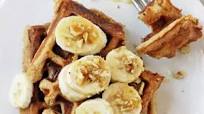 Healthy Banana Walnut Waffles Healthy Banana Walnut Waffles