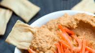 Honey Sriracha Carrot Hummus Honey Sriracha Carrot Hummus