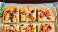 Rustic Focaccia with Tomatoes, Onions and Olives Rustic Focaccia with Tomatoes, Onions and Olives