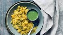 UP Style Aloo Gobhi Matar Ki Tehri UP Style Aloo Gobhi Matar Ki Tehri