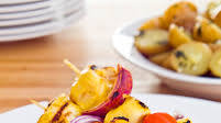 Egyptian Chicken Kabobs with Mint Potato Salad Egyptian Chicken Kabobs with Mint Potato Salad