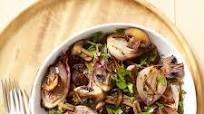Rosemary-balsamic roasted mushrooms with shallots Rosemary-balsamic roasted mushrooms with shallots