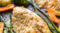 Healthy Sheet Pan Tilapia and Veggies + Meal-Prep Healthy Sheet Pan Tilapia and Veggies + Meal-Prep