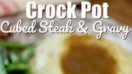 Crock pot cubed steak with gravy Crock pot cubed steak with gravy