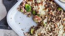Keto Brussels sprouts and hamburger gratin Keto Brussels sprouts and hamburger gratin
