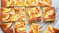Peach Focaccia With Thyme Peach Focaccia With Thyme