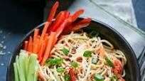 Cold Sesame Noodles with Crunchy Vegetables Recipe Cold Sesame Noodles with Crunchy Vegetables Recipe