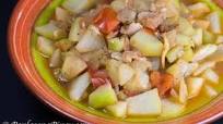 Sauteed Chayote with Pork and Tomato Sauteed Chayote with Pork and Tomato