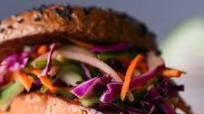 Asian Salmon Sandwiches with Sesame Slaw Asian Salmon Sandwiches with Sesame Slaw
