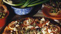 Goat Cheese, Tomato, and Oregano Boboli Pizza Goat Cheese, Tomato, and Oregano Boboli Pizza