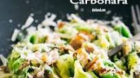 Pasta Carbonara with Zucchini Noodles Recipe Pasta Carbonara with Zucchini Noodles Recipe