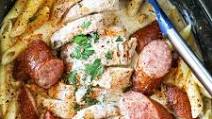 Slow Cooker Cajun Chicken Alfredo Slow Cooker Cajun Chicken Alfredo