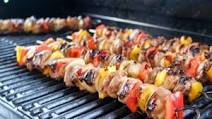 Hawaiian Grilled Pork Kabobs Hawaiian Grilled Pork Kabobs