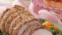 Sesame-Crusted Pork Loin Sesame-Crusted Pork Loin