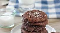 Double Chocolate Cookies with Sea Salt Double Chocolate Cookies with Sea Salt
