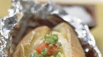 Foil-baked Potatoes with Toppings Foil-baked Potatoes with Toppings