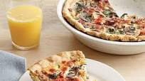 Mushroom, Gruyère, and Spinach Quiche Mushroom, Gruyère, and Spinach Quiche
