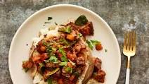 Slow-Cooker Braised Beef in Baked Potatoes Slow-Cooker Braised Beef in Baked Potatoes