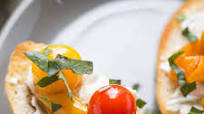 Bruschetta with Roasted Veggies Bruschetta with Roasted Veggies