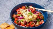 Grilled Feta Greek Salad Grilled Feta Greek Salad
