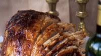 Roasted Fresh Ham with Orange Glaze Roasted Fresh Ham with Orange Glaze