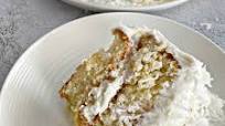 Coconut Cream Poke Cake with Coconut Whipped Cream Frosting Coconut Cream Poke Cake with Coconut Whipped Cream Frosting