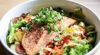 Salmon Salad with Lemon Basil Dressing Salmon Salad with Lemon Basil Dressing