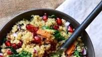 Warm Quinoa, Sweet Potato and Kale Salad Warm Quinoa, Sweet Potato and Kale Salad