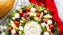 Antipasto Salad Christmas Wreath Antipasto Salad Christmas Wreath