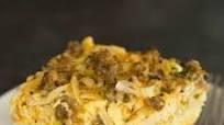 Slow Cooker Sausage, Hash Brown & Cheddar Breakfast Casserole Slow Cooker Sausage, Hash Brown & Cheddar Breakfast Casserole