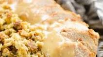 Pressure Cooker Pork Loin, Stuffing & Gravy Pressure Cooker Pork Loin, Stuffing & Gravy