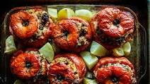 Greek Stuffed Tomatoes Greek Stuffed Tomatoes