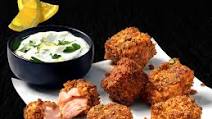 Air Fryer Pistachio-Crusted Salmon Bites Air Fryer Pistachio-Crusted Salmon Bites