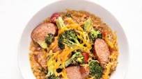 Cheesy Quinoa with Turkey Kielbasa Cheesy Quinoa with Turkey Kielbasa