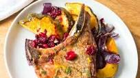 Acorn Squash & Pork Chops with Cranberries Acorn Squash & Pork Chops with Cranberries