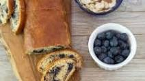 Hungarian Almond Roll with Blueberries and KAMUT Hungarian Almond Roll with Blueberries and KAMUT