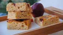 Focaccia dulce con caramelo y vainilla Focaccia dulce con caramelo y vainilla