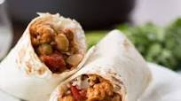 Indian Curried Cauliflower & Chickpea Burritos Indian Curried Cauliflower & Chickpea Burritos
