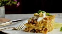 Green Chile Chicken Enchilada Stack Green Chile Chicken Enchilada Stack