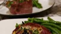 Flank Steak Pinwheels with Spinach, Gorgonzola and Asiago Flank Steak Pinwheels with Spinach, Gorgonzola and Asiago