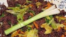 Korean Ground Beef Over Wilted Sesame Slaw Korean Ground Beef Over Wilted Sesame Slaw