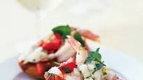 Seafood Bruschetta Seafood Bruschetta
