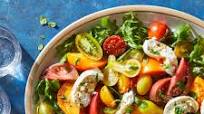 Caprese Salad with Heirloom Tomatoes & Burrata Caprese Salad with Heirloom Tomatoes & Burrata