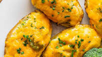 Broccoli Cheese Twice Baked Potatoes Recipe Broccoli Cheese Twice Baked Potatoes Recipe